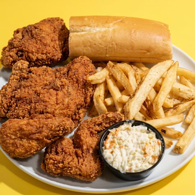 Fried Chicken Dinner.