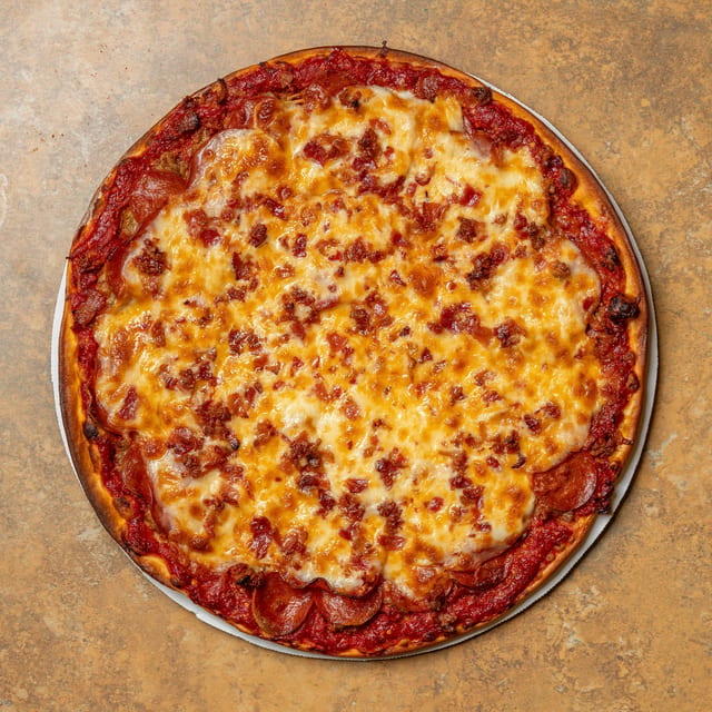 The Meat Treat Pizza.
