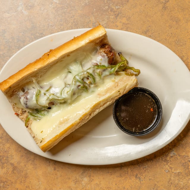 Italian Sausage Sandwich.